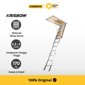 Werner Ladder Attic Tangga Loteng Lipat Aluminium