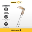 Werner Ladder Attic Tangga Loteng Lipat Aluminium