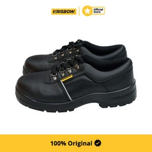 Krisbow Ukuran 38 Argus Sepatu Pengaman 4 inci - Hitam Safety Shoes Pengaman Kaki Perlengkapan Industri Peralatan Keamanan