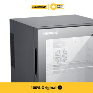 Krisbow 30 ltr Lemari Pendingin Thermo Electric - Hitam Kulkas Showcase Tempat Penjaga Suhu Dingin Lemari Es Chiller Minuman Elektronik Rumah Tangga Dan Restoran