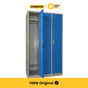 Krisbow Loker 3 Pintu Multi Column Locker - Biru