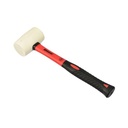 Krisbow Rubber Hammer Palu Karet 226.79 Gr - Oranye/Putih