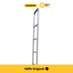Krisbow Narrow Cart Wheel Troli 6 Roda 300Kg 129X42X150 Cm