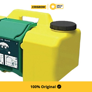 krisbow eye wash portable 9 galon - kuning