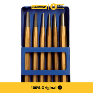 krisbow set center & taper punch 6 pcs