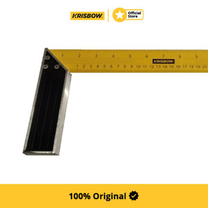 Krisbow Try Square Penggaris Siku Besi 35 Cm