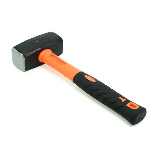 Krisbow Stonning Hammer Palu Batu Pegangan Fiberglass 1500Gr