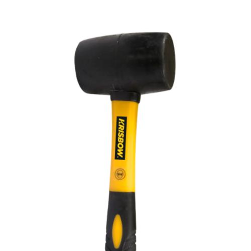 Krisbow Rubber Hammer Palu Karet 453 Gr - Hitam