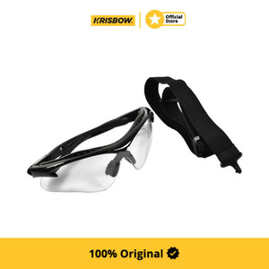 Krisbow Spectacle Kacamata Safety Sport + Nosepad Transparan