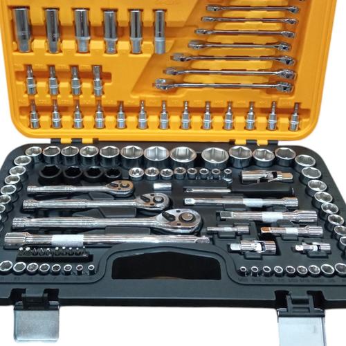 Krisbow Kunci Sok Socket Set Sq 1/4-1/2 Inchi 123 Pcs Lrsos2