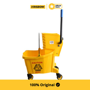 Krisbow Bucket Wringer Ember Pel Peras 24 Ltr