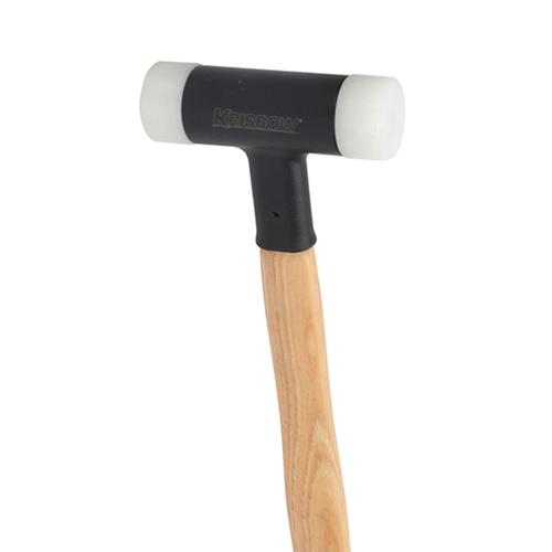Krisbow Hammer Palu Nilon Dengan Handle Kayu 4 Cm