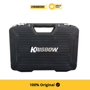 Krisbow Impact Drill Set Bor Listrik Beton 600W 37 Pcs