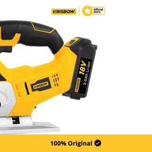 Krisbow Mesin Gergaji Jigsaw Tanpa Kabel 18V Esj-18C Ircjs18