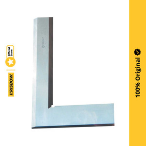 Krisbow Bevel Edge Square Penggaris Siku Stainless 20X13 Cm