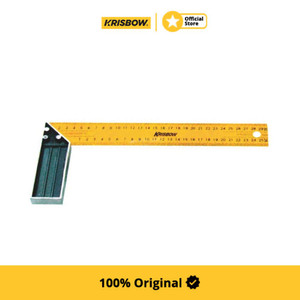 Krisbow Try Square Penggaris Siku Besi 50 Cm