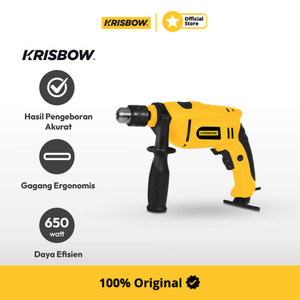 Krisbow Impact Drill Bor Listrik 13Mm 650 Watt Irid131