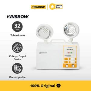 Krisbow Emergency Lamp Ampu Darurat Twin Spot Led 5038R