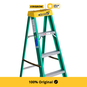 Werner Ladder Tangga Fiber Glass 6 Step 1.8 Mtr - Hijau