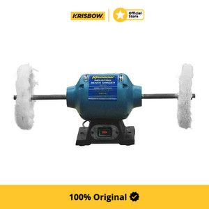Krisbow Mesin Poles Duduk Bench Polisher 1/2Hp 220V