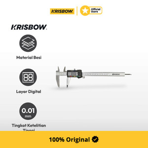 Krisbow Jangka Sorong Digital Caliper 20 Cm