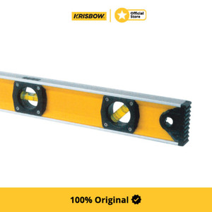 krisbow waterpass aluminium 40 cm - kuning