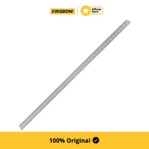 Krisbow Steel Ruler Penggaris Besi 100 Cm Lrsr40