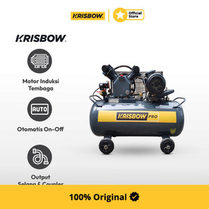 Krisbow Air Compressor Kompresor Angin 2Hp 90L 10Bar 1Ph