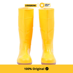 Krisbow Ukuran 43 Sepatu Boots Pengaman Toecap K3L - Kuning Sepatu Proyek Sepatu Pekerja Lapangan Sepatu Pabrik Sepatu Keselamatan Kerja Sepatu Boot