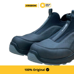 Krisbow Ukuran 40 Chronos Sepatu Pengaman - Hitam