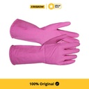 Krisbow Work Glove Sarung Tangan Latex Ukuran L - Pink