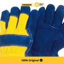Krisbow Glove Sarung Tangan Pengaman Kerja - Kuning/Biru