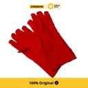 Krisbow Glove Sarung Tangan Pengaman Las Kulit 36 Cm - Merah