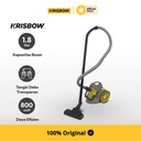 Krisbow Vacuum Penghisap Debu Kering Cyclone 1.8Ltr 800 Watt