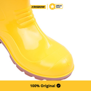 Krisbow Ukuran 43 Sepatu Boots Pengaman Toecap K3L - Kuning Sepatu Proyek Sepatu Pekerja Lapangan Sepatu Pabrik Sepatu Keselamatan Kerja Sepatu Boot