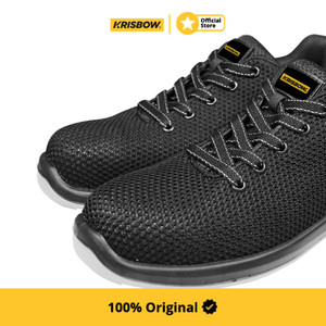 Krisbow Safety Shoes Sepatu Pengaman Ares Ukuran 39 - Hitam