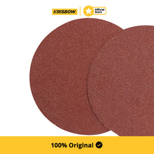 Krisbow Amplas Sandpaper 5Pc 125Mm 240Grit + Perekat Irasd3