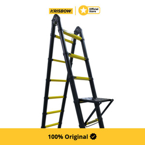 Krisbow Ladder Tangga Teleskopik Ganda 5 Mtr Prltd5014