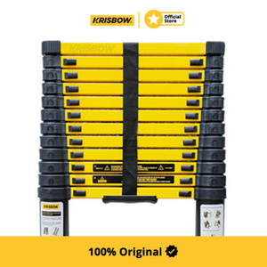 Krisbow Ladder Tangga Teleskopik Single 3.8 Mtr Prlts2608