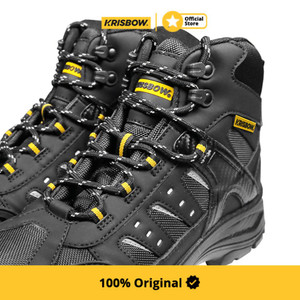Krisbow Sepatu Safety Shoes Nemesis Ukuran 44 - Hitam