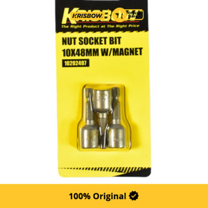 Krisbow Set Mata Kunci Socket 10X48Mm W/ Magnet Iranb10 3Pcs