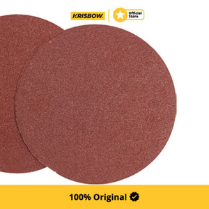 Krisbow Amplas Sandpaper 5Pc 125Mm 240Grit + Perekat Irasd3