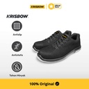 Krisbow Safety Shoes Sepatu Pengaman Ares Ukuran 43 - Hitam