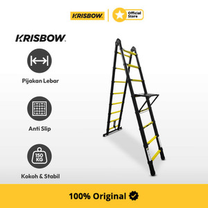 Krisbow Ladder Tangga Teleskopik Ganda 5 Mtr Prltd5014