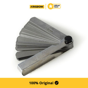 Jetech Alat Ukur Feeler Gauge 0.02-1.0 Mm