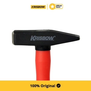 Krisbow Hammer Palu Masinis 300 Gr Rubber Grip Lrmh3 - Merah