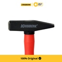 Krisbow Hammer Palu Masinis 300 Gr Rubber Grip Lrmh3 - Merah