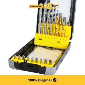 Krisbow Drill Bit Mata Bor Mixed Iradbs34 Set 34 Pcs