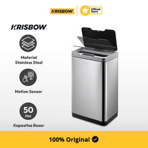 Krisbow Tempat Sampah Sensor Bin Gerak Rect 50 L Frtb50Ss4