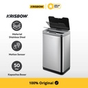 Krisbow Tempat Sampah Sensor Bin Gerak Rect 50 L Frtb50Ss4